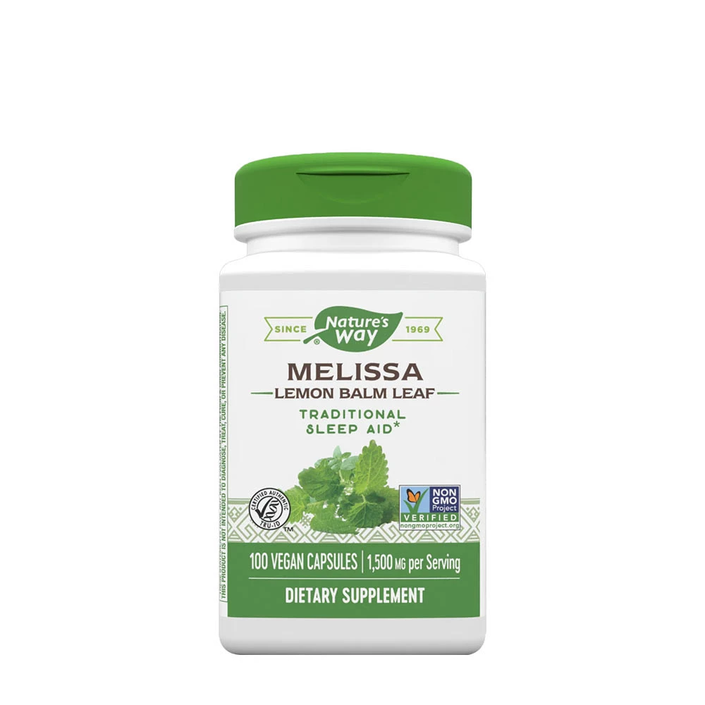 Nature's Way - Melissa-Lemon Balm (100 Capsules)