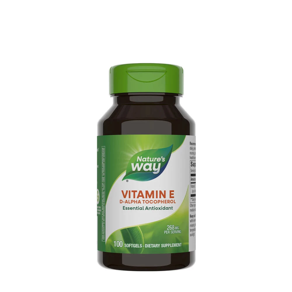 Nature's Way - Vitamin E D-Alpha Tocopherol (100 Softgels)