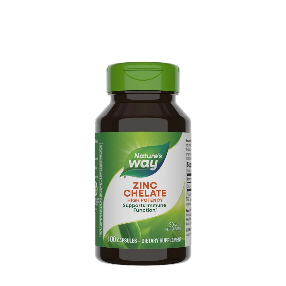 Nature's Way - Zinc Chelate (100 Capsules)