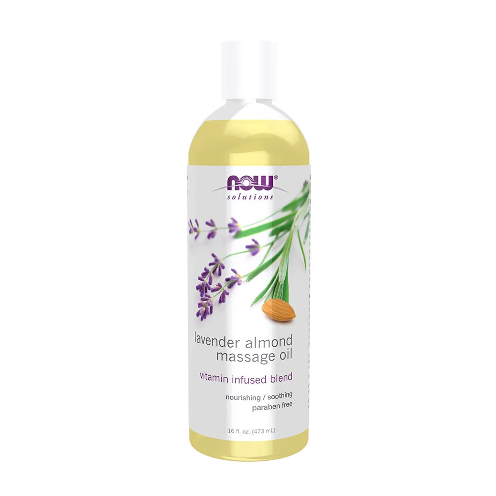 Now Foods - Lavender Almond Massage Oil (473 ml)
