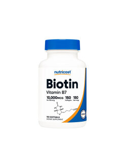 Nutricost - Biotin with Coconut Oil 10