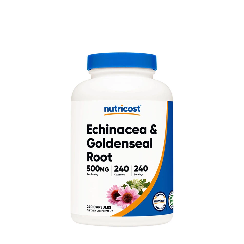 Nutricost - Echinacea & Goldenseal Root 500 mg (240 Capsules)
