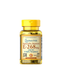 Puritans Pride Vitamin E-400 IU Naturally Sourced (100 Softgels)
