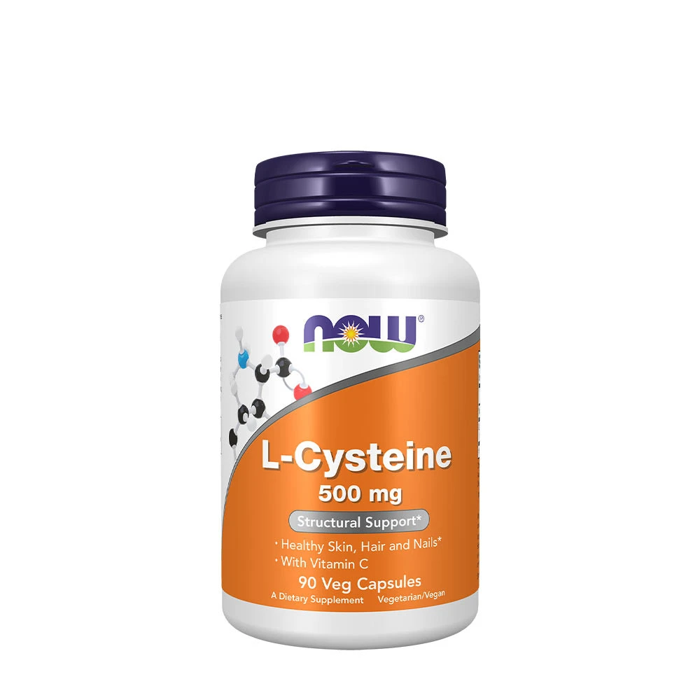 NOW L-Cysteine 500 mg (90 Veg Capsules)
