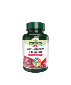 Natures Aid Multi-Vitamins & Minerals (with Iron) (90 Softgels)
