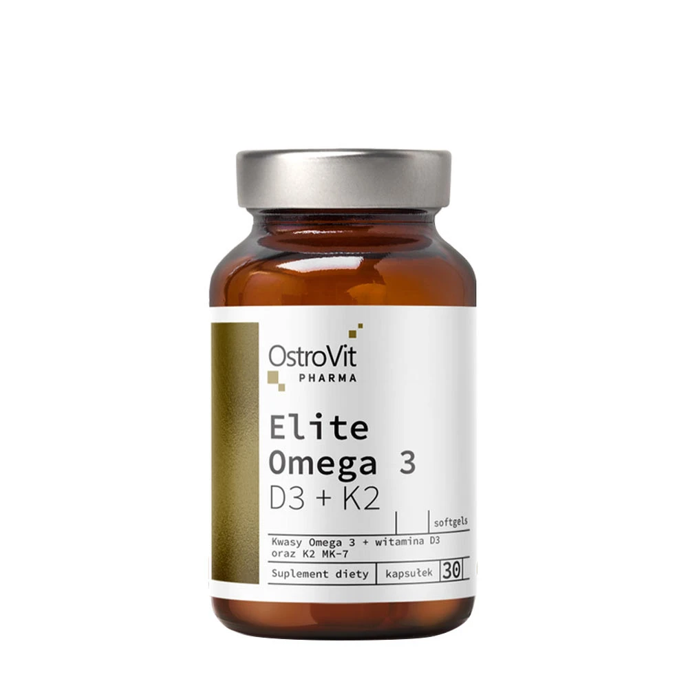 Ostrovit Pharma Elite Omega 3 D3 + K2 (30 Capsules)