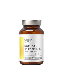 Ostrovit Pharma Natural Vitamin C from Rose Hips (30 Capsules)
