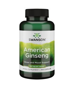 SWANSON American Ginseng 550mg 100kaps